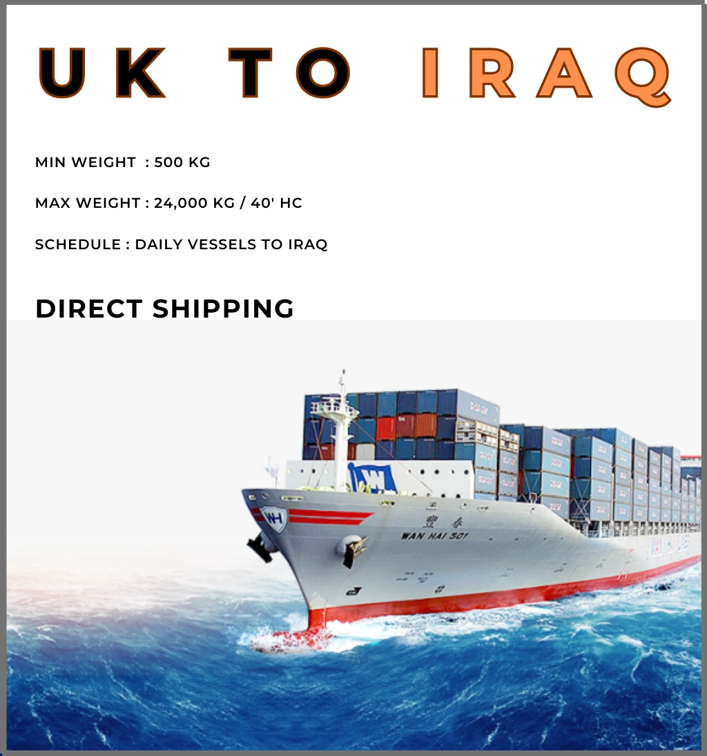 Shipping From UK to Iraq