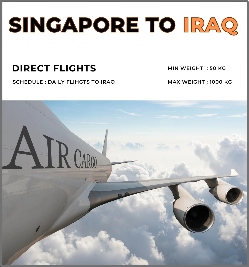 Shipping from Singapore to Iraq