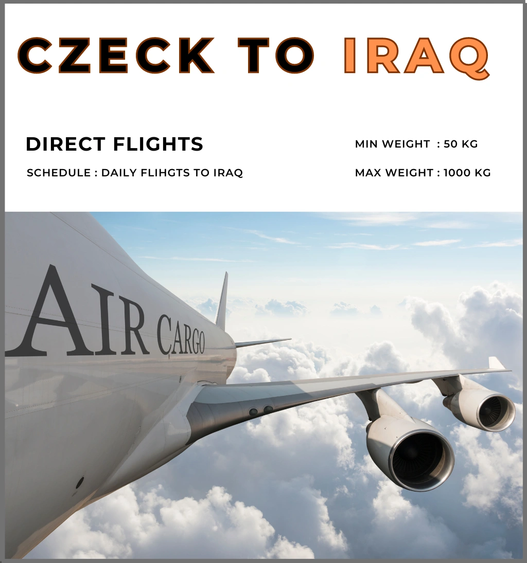 Cargo Shipping from Czech Republic to Iraq