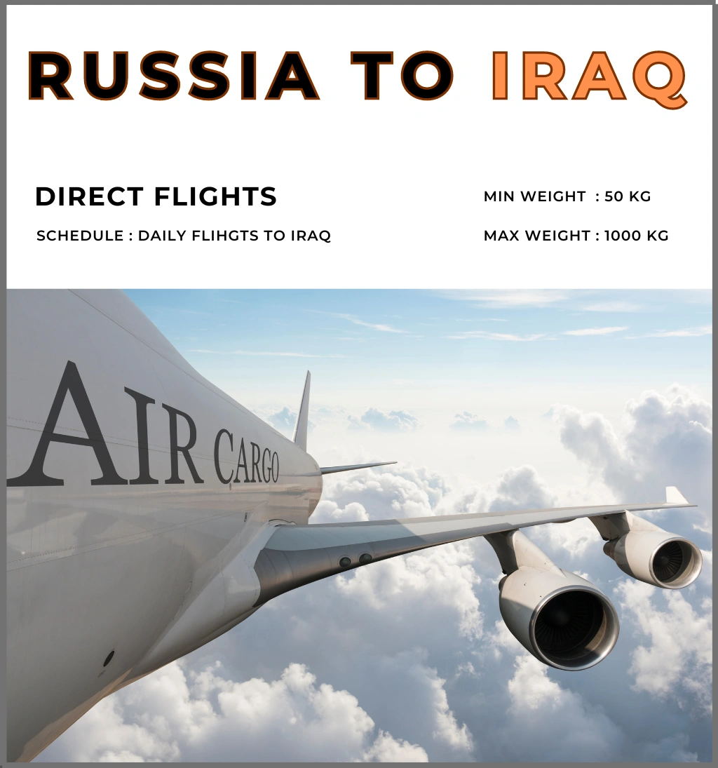 Shipping from Russia to Iraq